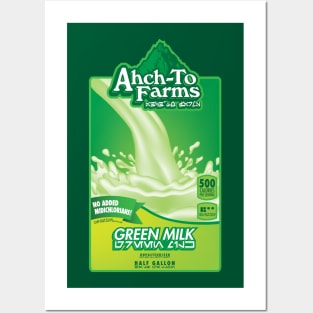 Ahch-To Farms Green Milk Posters and Art